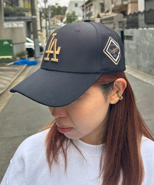 MLB(メジャーリーグベースボール)の「MLB /【MLB】日本未発売モデル MLB Korea エムエルビーコリア ダイヤモンド刺繍ロゴパッチボールキャップ メジャーリーグ べースボール/ 3ACP8501N(キャップ・レディース・その他1/その他2/その他3/その他5/ベージュ/その他4/グレー・FREE)」の21枚目の写真