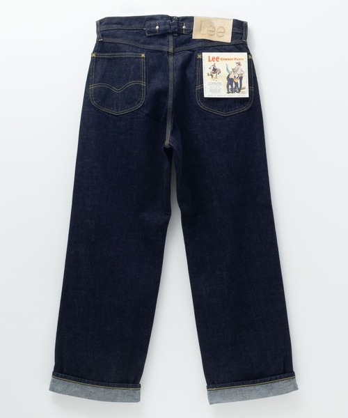 Lee 100周年　カウボーイワイドセルビッジデニム 濃紺 Lee（リー）の「【 Lee 100周年 】101 COWBOY WIDE PANTS/カウボーイ