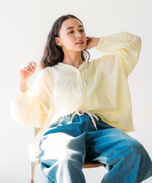 セール】インド シングルガーゼブラウス（シャツ/ブラウス）｜FREAK'S