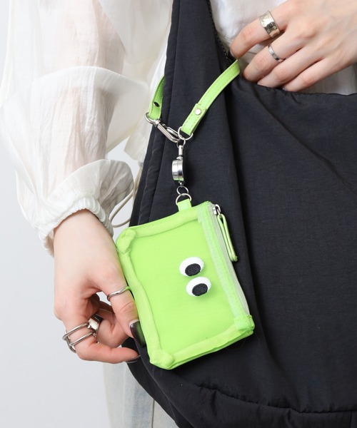 FUNALIVE(ファンアライブ)の「モンスターパスケース(パスケース・レディース・ブルー/シルバー/ブラック/グリーン/ピンク/ブラック系/ブルー系/ピンク系/グリーン系/アイボリー系/オレンジ系・FREE)」の15枚目の写真