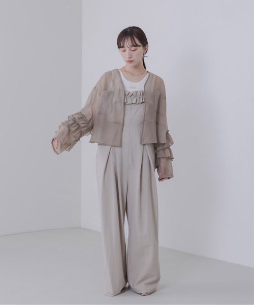 Eimee Law（エイミーロウ）の「ボックスタックキャミサロペット