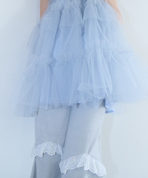 セール】two-way rib flare pants（スウェットパンツ）｜HONEY MI