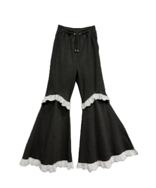 HONEY MI HONEY two-way denim flare pants HONEY MI HONEY two-way