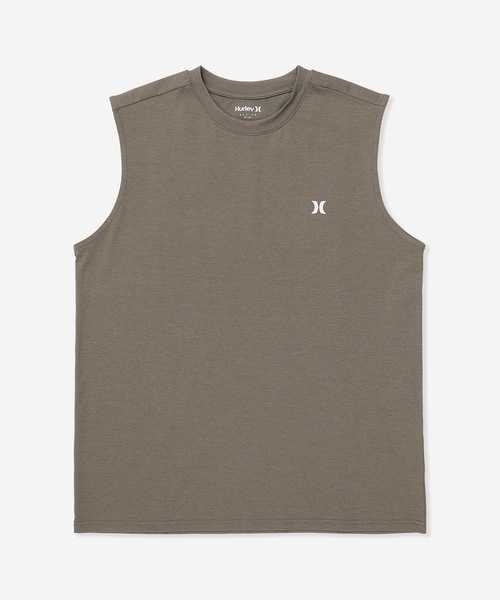 Hurley (ハーレー)の「【Hurley/ハーレー】水陸両用ラッシュタンクトップ バックプリント UPF50+ 吸汗速乾 ファントム PHANTOM SQUARE LOGO OVRSZD SL(ラッシュガード・メンズ・カーキブラウン/ブラック/ホワイト/グレー系その他/ブラック系その他/ホワイト系その他・MEDIUM/SMALL/LARGE/X-LARGE)」の6枚目の写真