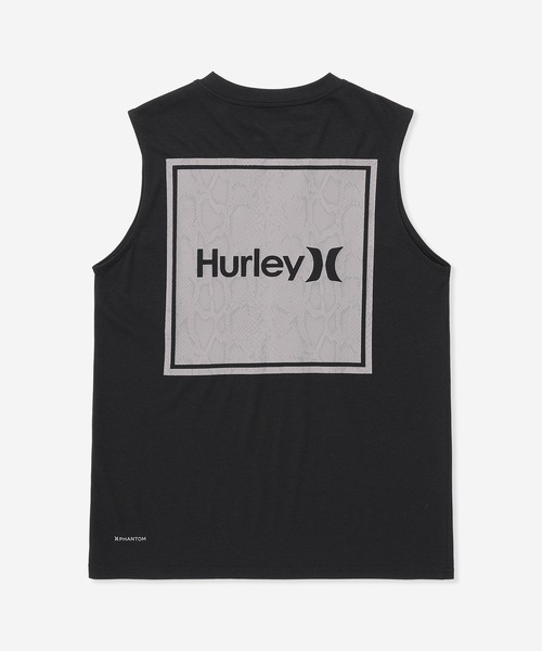 Hurley (ハーレー)の「【Hurley/ハーレー】水陸両用ラッシュタンクトップ バックプリント UPF50+ 吸汗速乾 ファントム PHANTOM SQUARE LOGO OVRSZD SL(ラッシュガード・メンズ・カーキブラウン/ブラック/ホワイト/グレー系その他/ブラック系その他/ホワイト系その他・MEDIUM/SMALL/LARGE/X-LARGE)」の13枚目の写真