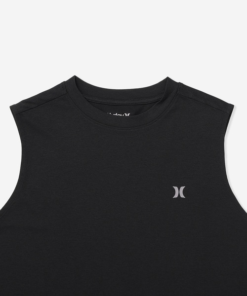 Hurley (ハーレー)の「【Hurley/ハーレー】水陸両用ラッシュタンクトップ バックプリント UPF50+ 吸汗速乾 ファントム PHANTOM SQUARE LOGO OVRSZD SL(ラッシュガード・メンズ・カーキブラウン/ブラック/ホワイト/グレー系その他/ブラック系その他/ホワイト系その他・MEDIUM/SMALL/LARGE/X-LARGE)」の12枚目の写真