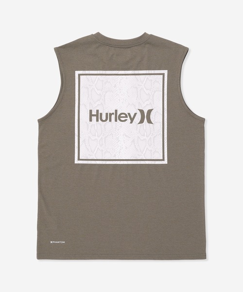 Hurley (ハーレー)の「【Hurley/ハーレー】水陸両用ラッシュタンクトップ バックプリント UPF50+ 吸汗速乾 ファントム PHANTOM SQUARE LOGO OVRSZD SL(ラッシュガード・メンズ・カーキブラウン/ブラック/ホワイト/グレー系その他/ブラック系その他/ホワイト系その他・MEDIUM/SMALL/LARGE/X-LARGE)」の10枚目の写真