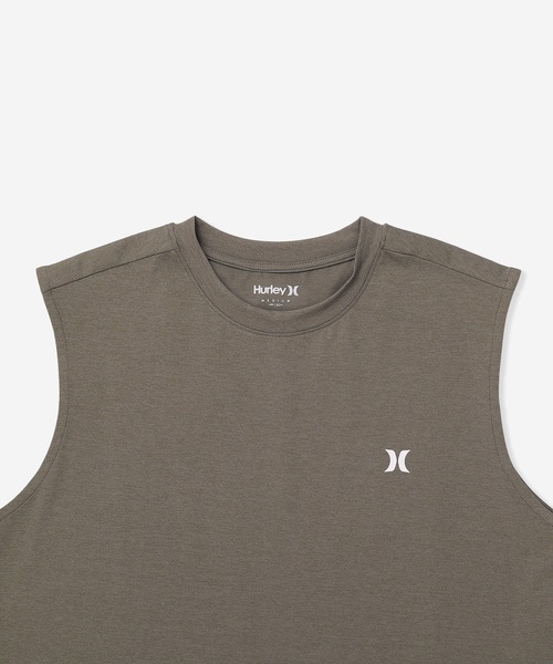Hurley (ハーレー)の「【Hurley/ハーレー】水陸両用ラッシュタンクトップ バックプリント UPF50+ 吸汗速乾 ファントム PHANTOM SQUARE LOGO OVRSZD SL(ラッシュガード・メンズ・カーキブラウン/ブラック/ホワイト/グレー系その他/ブラック系その他/ホワイト系その他・MEDIUM/SMALL/LARGE/X-LARGE)」の9枚目の写真