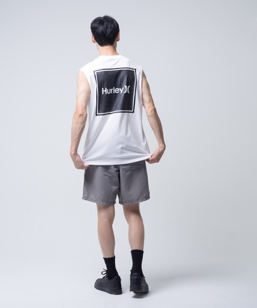 Hurley (ハーレー)の「【Hurley/ハーレー】水陸両用ラッシュタンクトップ バックプリント UPF50+ 吸汗速乾 ファントム PHANTOM SQUARE LOGO OVRSZD SL(ラッシュガード・メンズ・カーキブラウン/ブラック/ホワイト/グレー系その他/ブラック系その他/ホワイト系その他・MEDIUM/SMALL/LARGE/X-LARGE)」の21枚目の写真