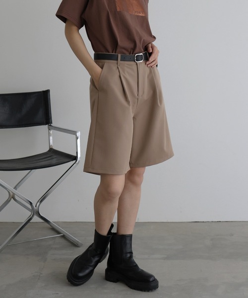 タックハーフパンツ（その他パンツ）｜hellam（へラム）の