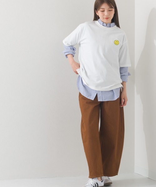 OMNES（オムネス）の「コクーンデニムパンツ（デニムパンツ・レディース・ブラック/ダークブラック/ブルー/グレー/ブラウン/グリーン・マルチサイズ）」の12枚目の写真