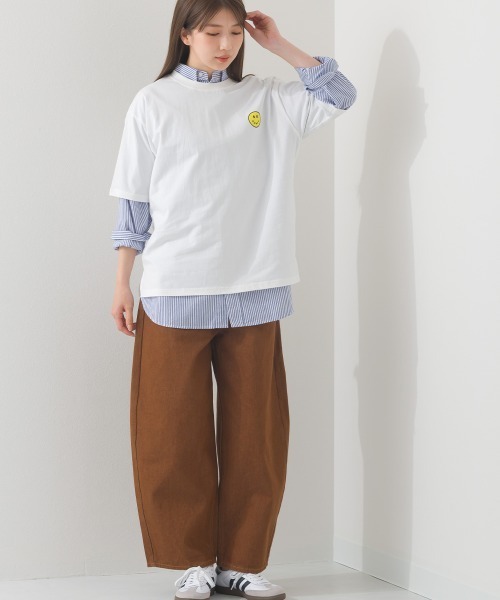 OMNES（オムネス）の「コクーンデニムパンツ（デニムパンツ・レディース・ブラック/ダークブラック/ブルー/グレー/ブラウン/グリーン・マルチサイズ）」の15枚目の写真