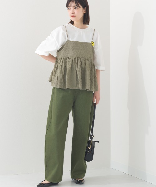 OMNES（オムネス）の「コクーンデニムパンツ（デニムパンツ・レディース・ブラック/ダークブラック/ブルー/グレー/ブラウン/グリーン・マルチサイズ）」の18枚目の写真