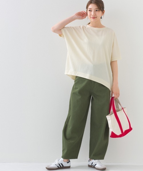 OMNES（オムネス）の「コクーンデニムパンツ（デニムパンツ・レディース・ブラック/ダークブラック/ブルー/グレー/ブラウン/グリーン・マルチサイズ）」の21枚目の写真