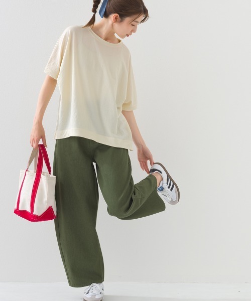 OMNES（オムネス）の「コクーンデニムパンツ（デニムパンツ・レディース・ブラック/ダークブラック/ブルー/グレー/ブラウン/グリーン・マルチサイズ）」の22枚目の写真