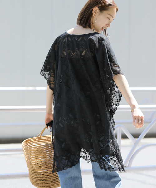 PROVOKE (プロヴォーク)の「《追加》【PROVOKE/プロヴォーク】Poncho ブラウス(シャツ/ブラウス・レディース・アイボリー/ブラック・FREE)」の12枚目の写真
