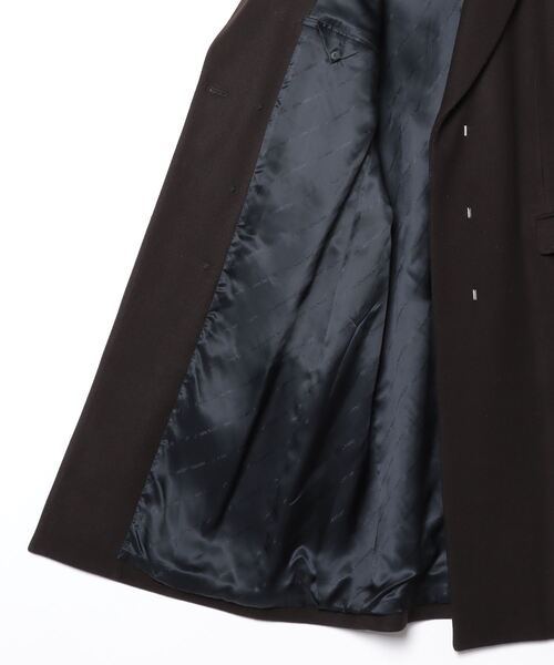 JOHN LAWRENCE SULLIVAN（ジョンローレンスサリバン）の「MELTON CHESTERFIELD COAT（チェスターコート・メンズ・ブラウン・46/48）」の4枚目の写真