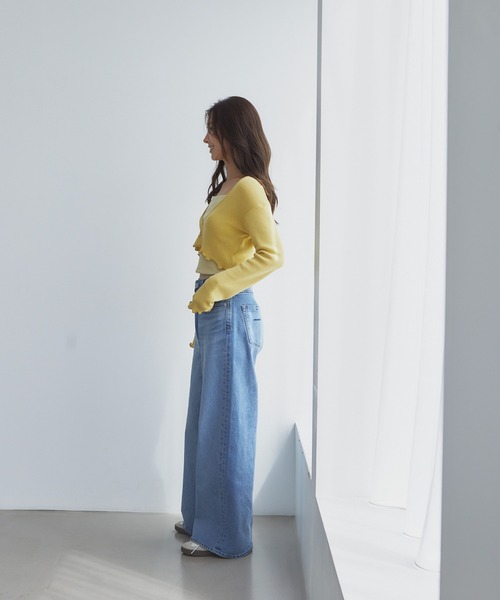 YANUK(ヤヌーク)の「ルーズバギー "KATE"(デニムパンツ・レディース・サックスブルー・26inch/25inch/24inch/23inch/22inch/21inch/27inch)」の4枚目の写真