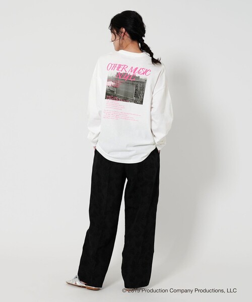 tシャツ 「別注」「OTHER MUSIC」ロングスリーブ Tシャツ レディース tシャツ 「別注」「OTHER MUSIC」ロングスリーブ Tシャツ