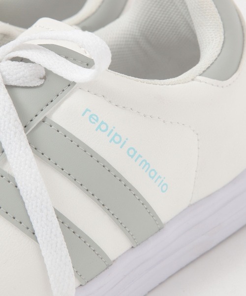 repipi armario（レピピ アルマリオ）の「【晴雨兼用】ハレアメデイリースニーカー（スニーカー・キッズ・グレー/ブラック・LARGE/MEDIUM/SMALL）」の3枚目の写真