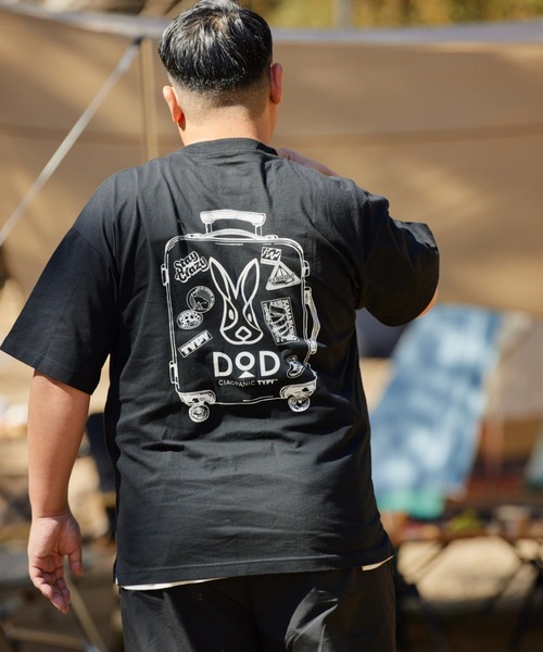 DOD(ディーオーディー)の「【DOD別注】コロコロタビッティー / ユニセックス(Tシャツ/カットソー・レディース・ブラック/スカイブルー/ピンク/ホワイト/グレー/ベージュ・MEDIUM/ONE SIZE/X-LARGE/LARGE)」の16枚目の写真