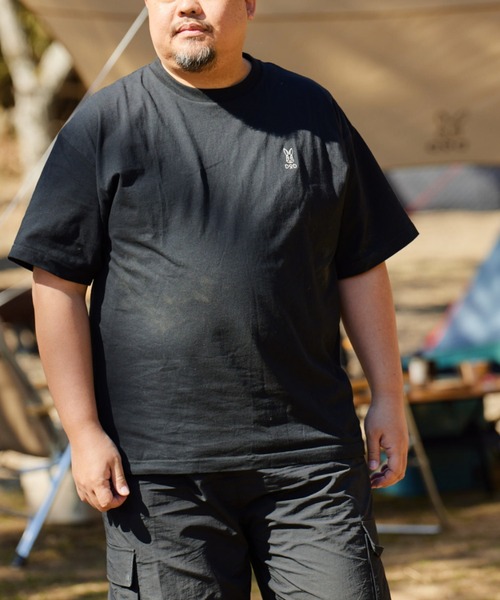 DOD(ディーオーディー)の「【DOD別注】コロコロタビッティー / ユニセックス(Tシャツ/カットソー・レディース・ブラック/スカイブルー/ピンク/ホワイト/グレー/ベージュ・MEDIUM/ONE SIZE/X-LARGE/LARGE)」の13枚目の写真