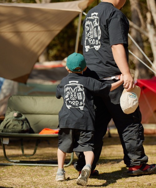 DOD(ディーオーディー)の「【DOD別注】コロコロタビッティー / ユニセックス(Tシャツ/カットソー・レディース・ブラック/スカイブルー/ピンク/ホワイト/グレー/ベージュ・MEDIUM/ONE SIZE/X-LARGE/LARGE)」の19枚目の写真