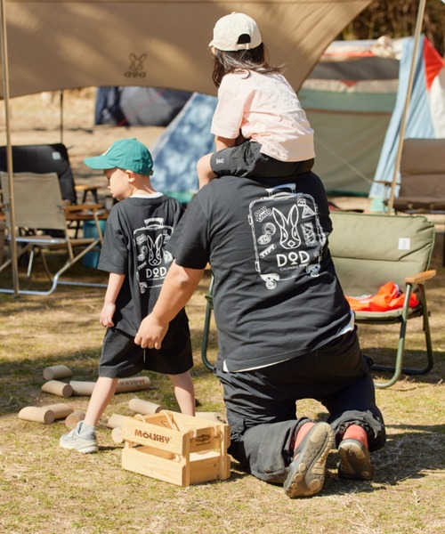 DOD(ディーオーディー)の「【DOD別注】コロコロタビッティー / ユニセックス(Tシャツ/カットソー・レディース・ブラック/スカイブルー/ピンク/ホワイト/グレー/ベージュ・MEDIUM/ONE SIZE/X-LARGE/LARGE)」の18枚目の写真