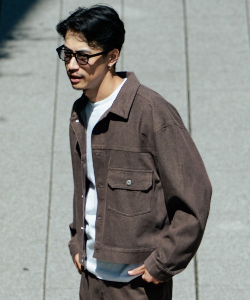 メンズのデニムジャケット（ブラウン系）一覧 - WEAR