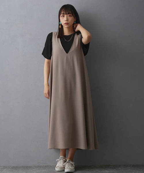 NICOLE white（ニコルホワイト）の「ランダムリブプルオーバー（Tシャツ/カットソー・レディース・オフホワイト/ブラック/サックスブルー/カーキ/グリーン/ボルドー・FREE）」の15枚目の写真