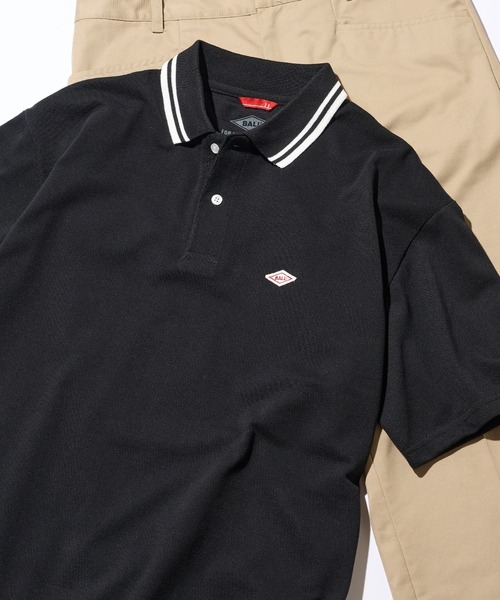 BALL(ボール)の「【BALL】別注 襟ラインPOLOシャツ ティップラインポロシャツ(ポロシャツ・メンズ・ネイビー/ブラック/ホワイト・M/LL/L)」の3枚目の写真