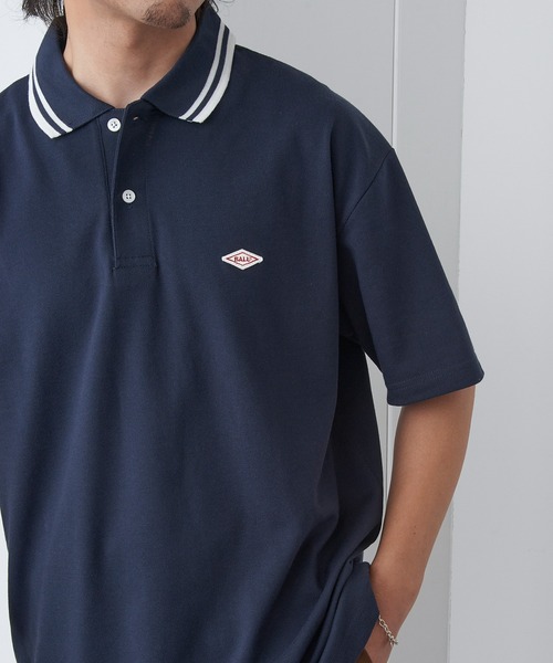 BALL(ボール)の「【BALL】別注 襟ラインPOLOシャツ ティップラインポロシャツ(ポロシャツ・メンズ・ネイビー/ブラック/ホワイト・M/LL/L)」の4枚目の写真