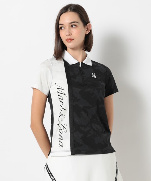 セール】Gauge Panel Polo | WOMEN（ポロシャツ）｜MARK & LONA