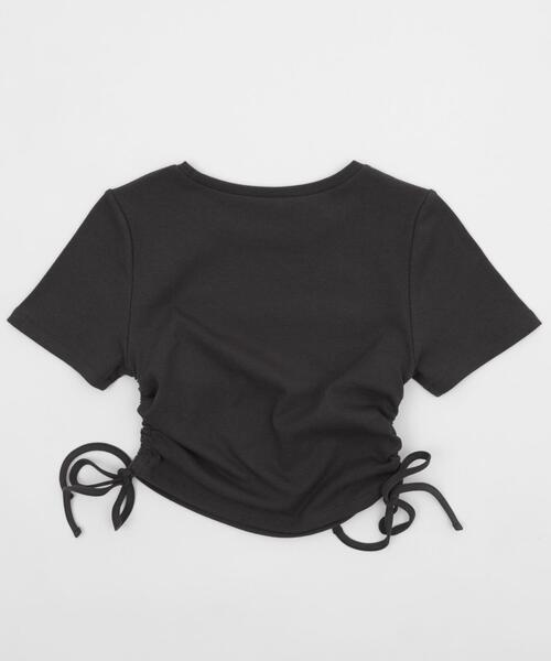 WEGO(ウィゴー)の「WEGO/グラフィックサイドドロストリブちびT(Tシャツ/カットソー・レディース・ホワイト/スミクロ・FREE)」の17枚目の写真