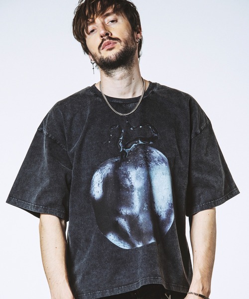 NO ID.（ノーアイディ）の「【NO ID.】PARADISE LOST Print Big T-Shirt / PARADISE LOST プリント ビッグ Tシャツ（Tシャツ/カットソー・メンズ・ブラック/ホワイト/グレー・ONE SIZE）」の3枚目の写真