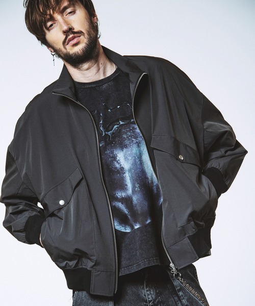 NO ID.（ノーアイディ）の「【NO ID.】PARADISE LOST Print Big T-Shirt / PARADISE LOST プリント ビッグ Tシャツ（Tシャツ/カットソー・メンズ・ブラック/ホワイト/グレー・ONE SIZE）」の9枚目の写真