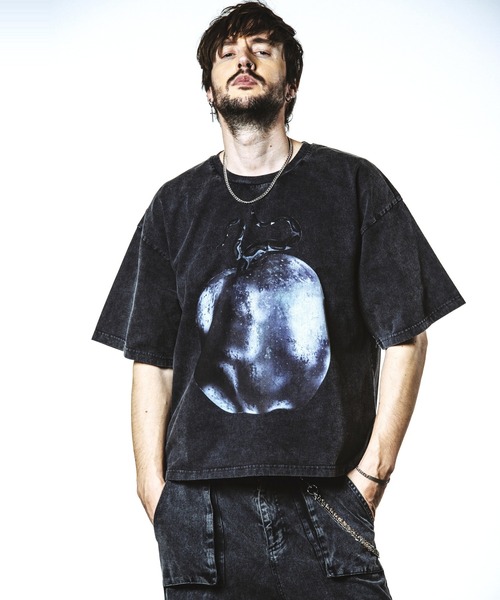 NO ID.（ノーアイディ）の「【NO ID.】PARADISE LOST Print Big T-Shirt / PARADISE LOST プリント ビッグ Tシャツ（Tシャツ/カットソー・メンズ・ブラック/ホワイト/グレー・ONE SIZE）」の7枚目の写真