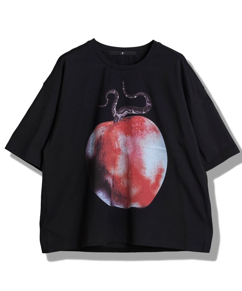 NO ID.（ノーアイディ）の「【NO ID.】PARADISE LOST Print Big T-Shirt / PARADISE LOST プリント ビッグ Tシャツ（Tシャツ/カットソー・メンズ・ブラック/ホワイト/グレー・ONE SIZE）」の21枚目の写真