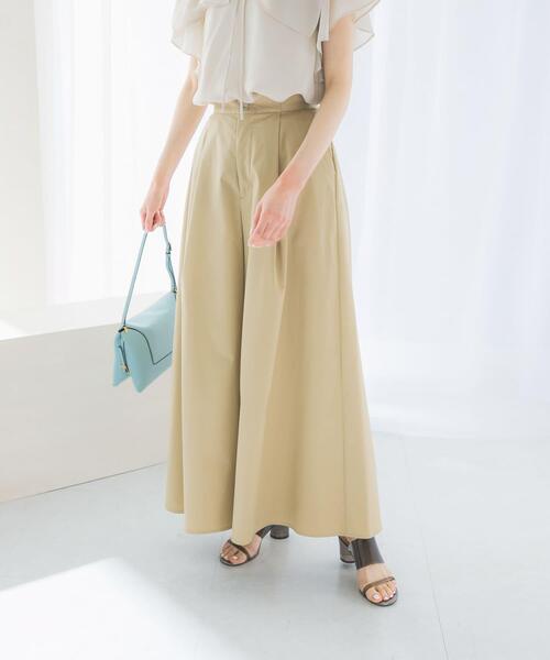 URBAN RESEARCH ROSSO WOMEN（アーバンリサーチ　ロッソ）の「コットンワイドパンツ（その他パンツ・レディース・ホワイト/ベージュ・38/36）」の18枚目の写真