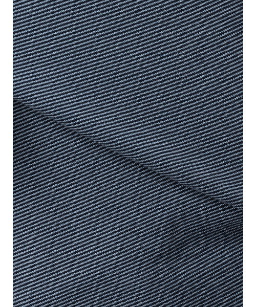 SUIT SQUARE(スーツスクエア)の「オフィT Tシャツ 半袖 ウォッシャブル マイクロボーダー コットン(Tシャツ/カットソー・メンズ・ネイビー系/ホワイト系・S/LL/L/M)」の10枚目の写真
