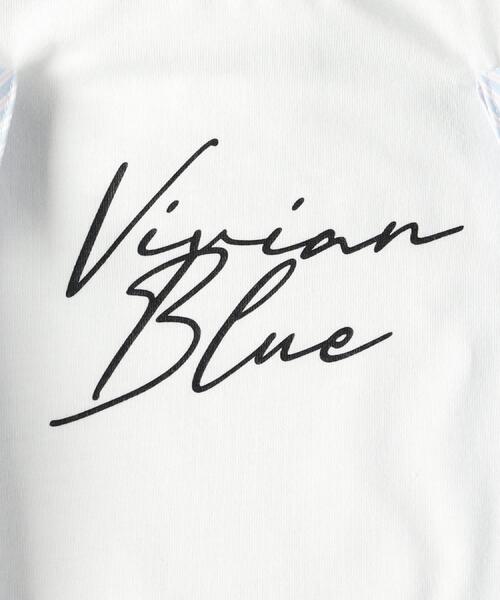 Right-on(ライトオン)の「VIVIAN BLUE(ヴィヴィアンブルー)【キッズ】肩あきドッキングシャツ(その他トップス・キッズ・ブラック/サックスブルー・140/150/160/130)」の20枚目の写真