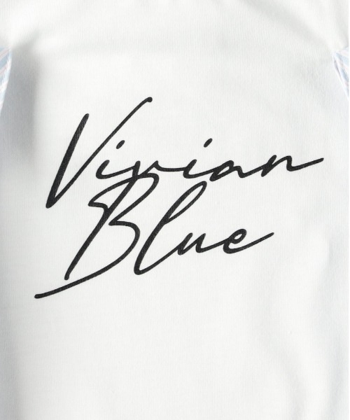 Right-on（ライトオン）の「【VIVIAN BLUE】肩あきドッキングシャツ（その他トップス・キッズ・ブラック/サックスブルー・140/150/160/130）」の5枚目の写真