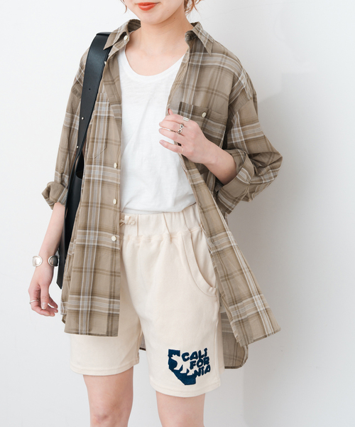 Spick & Span 25SSコットンボイルチェックシャツ　スピック＆スパン 追加》コットンボイルチェックシャツ（シャツ／ブラウス