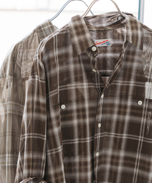 追加》コットンボイルチェックシャツ（シャツ/ブラウス）｜Spick