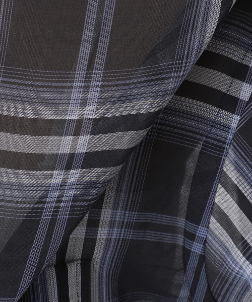 Spick & Span 25SSコットンボイルチェックシャツ　スピック＆スパン 買取入荷】2023 SPICK&SPAN コットンボイルチェックルーズシャツ