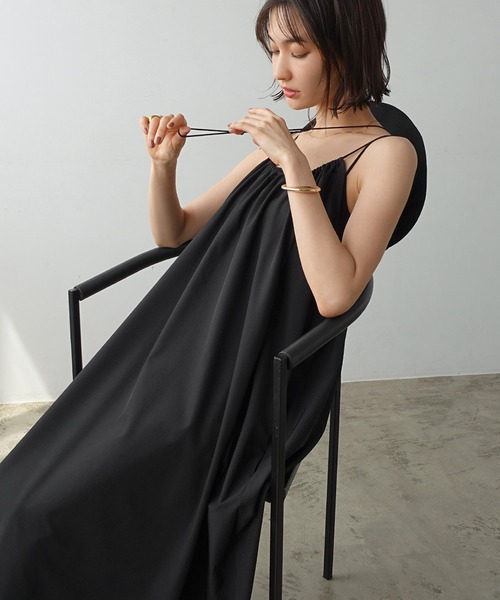 水陸両用ラッシュガードロングキャミワンピース(吸水速乾/UVカット