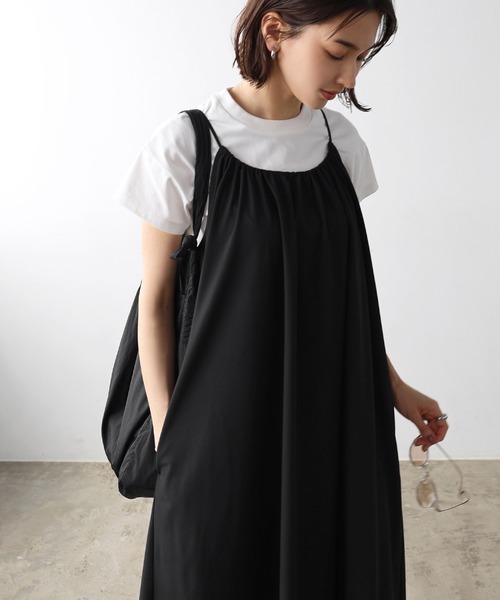 セール】水陸両用ラッシュガードロングキャミワンピース(吸水速乾/UV