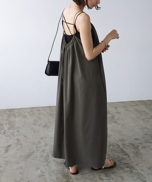 水陸両用ラッシュガードロングキャミワンピース(吸水速乾/UVカット