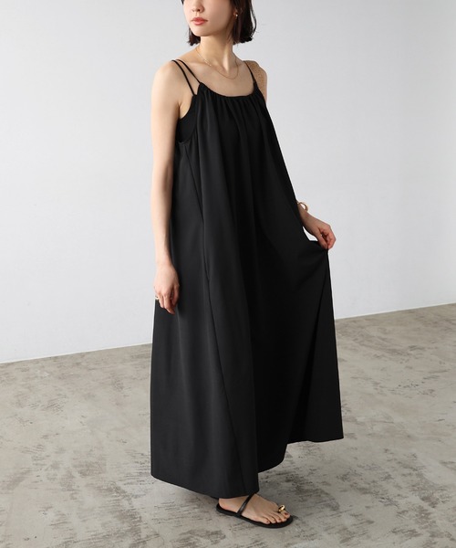 水陸両用ラッシュガードロングキャミワンピース(吸水速乾/UVカット