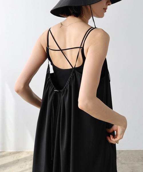 水陸両用ラッシュガードロングキャミワンピース(吸水速乾/UVカット